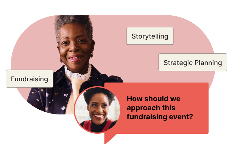 A view showing a BIPOC leader with fundraising, storytelling, and strategic planning skills. A view showing a BIPOC leader with fundraising, storytelling, and strategic planning skills.