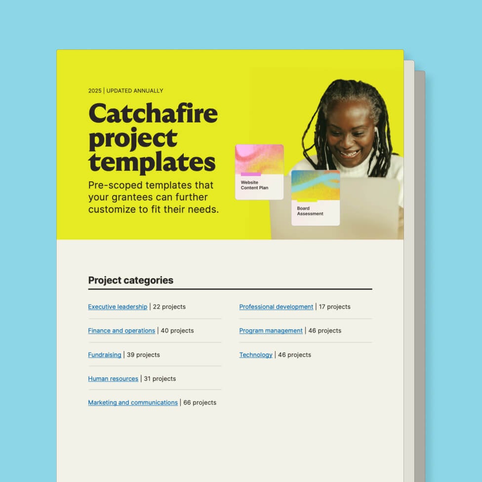Catchafire project templates