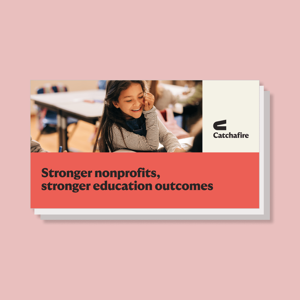 Stronger nonprofits, stronger education outcomes