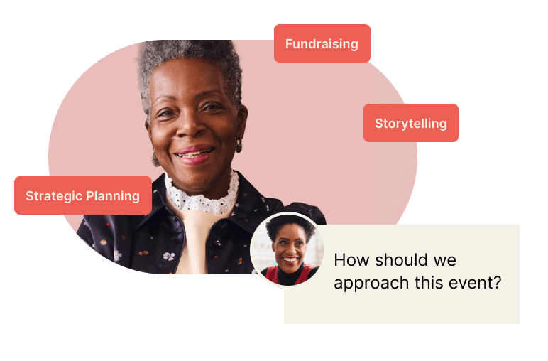 A view showing a BIPOC leader with fundraising, storytelling, and strategic planning skills.
